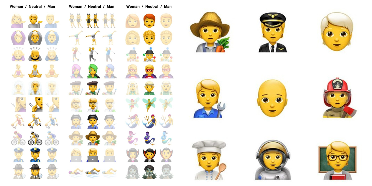 Apple introduces non-binary emojis with new set of inclusive faces, Apple