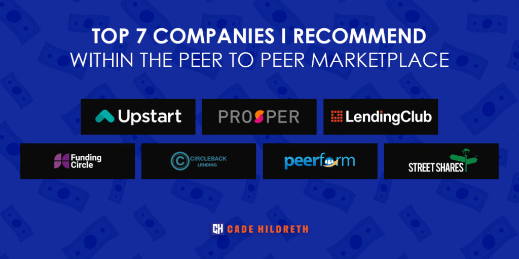 Top 7 Companies I Recommend within the Peer to Peer Marketplace