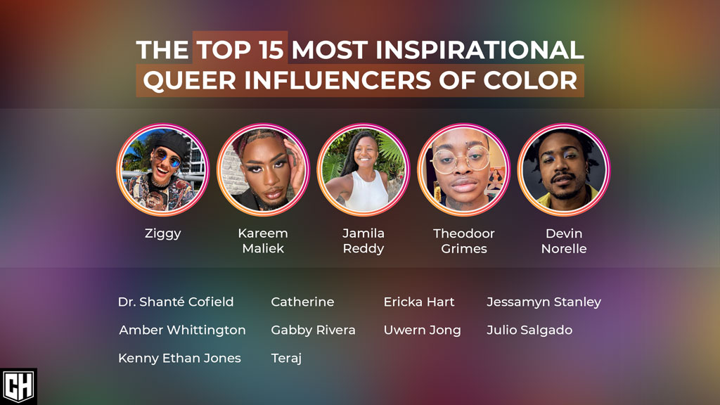 Top 15 Most Inspirational Queer Influencers of Color